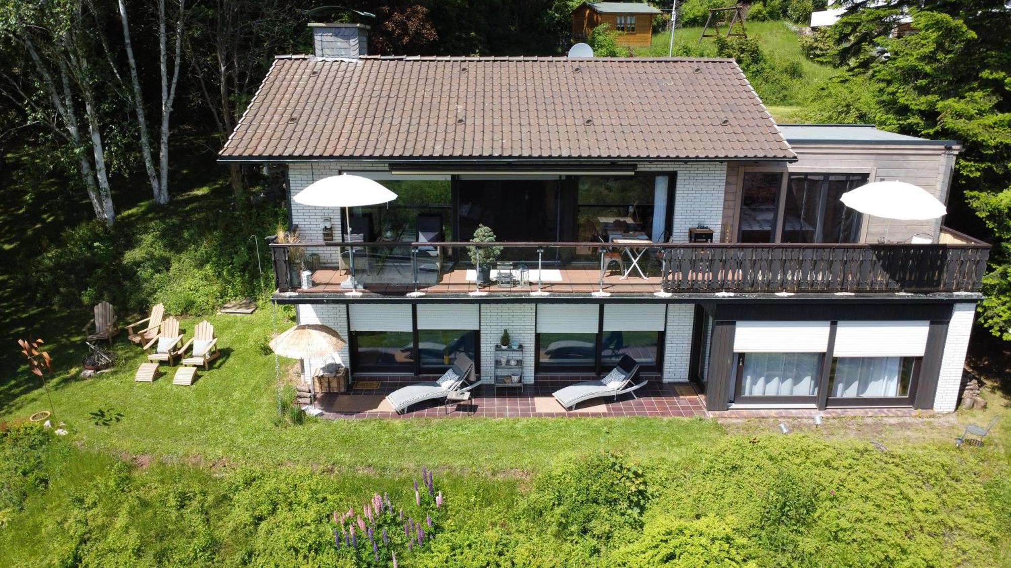 Ferienhaus Auszeyt Fuer Vier Waldeck  Bagian luar foto